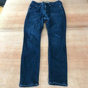 Good American Good Legs Skinny Jeans Women 12/31 Blue High Rise GL873T Blue224